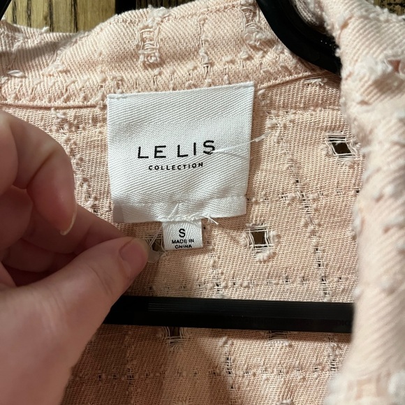 Light pink textured jacket - Picture 5 of 8